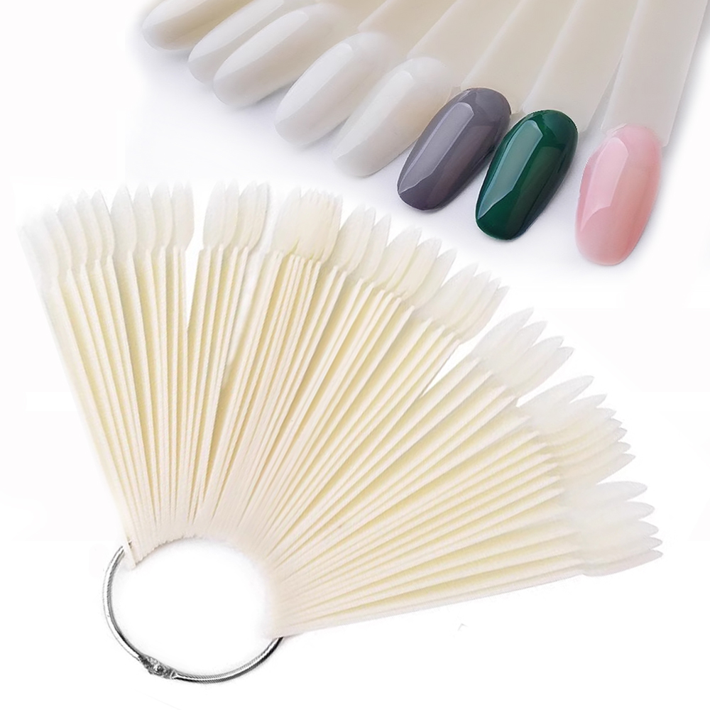 Nail Art Natural - 50Pcs False Tips For Nail Art