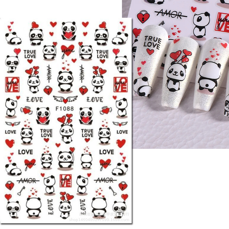 3d Nail Art Decals Valentine D - Nail Art Valentines Day 评论和价格