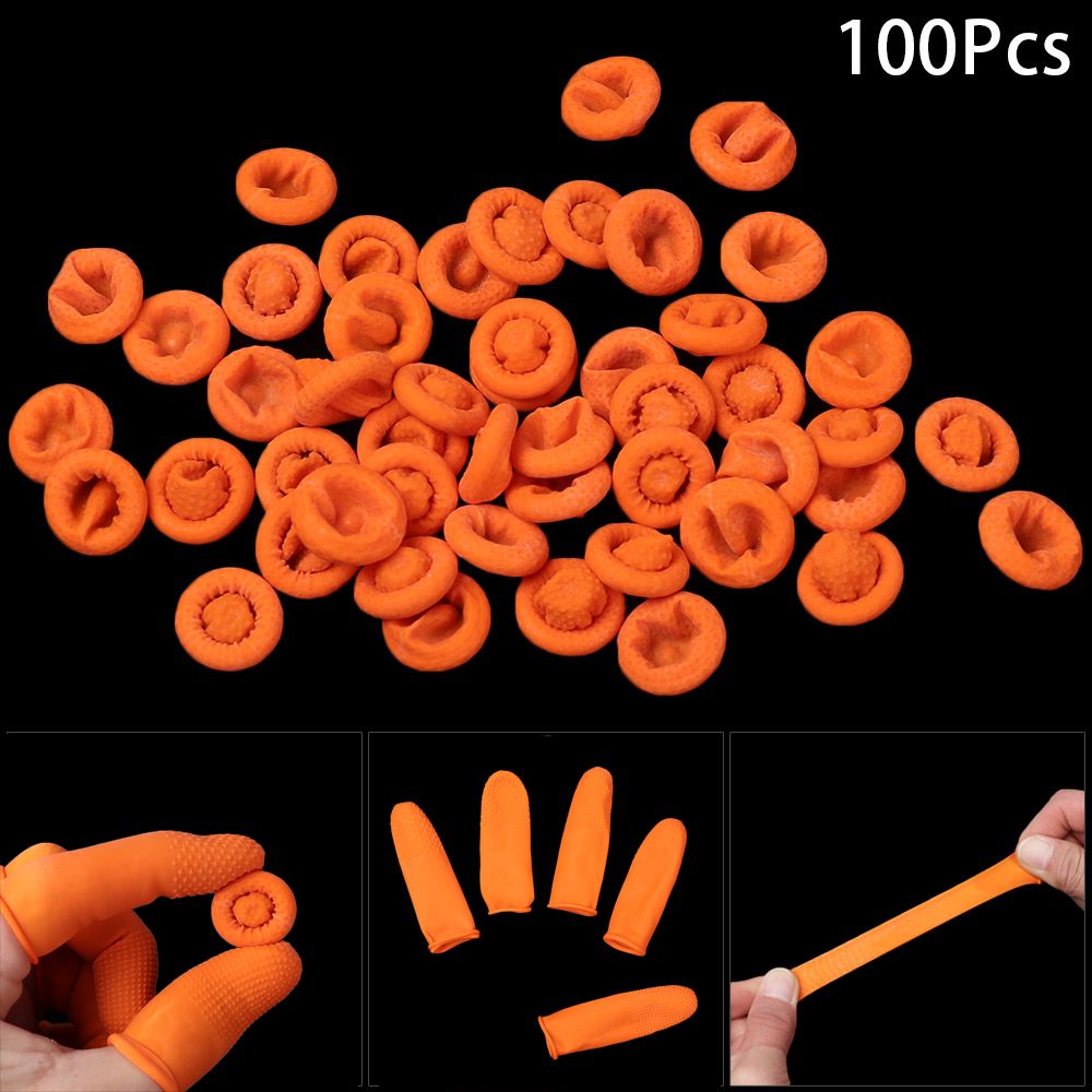 100PCS Reusable Finger Cover N - Nail Art Natural 评论和价格