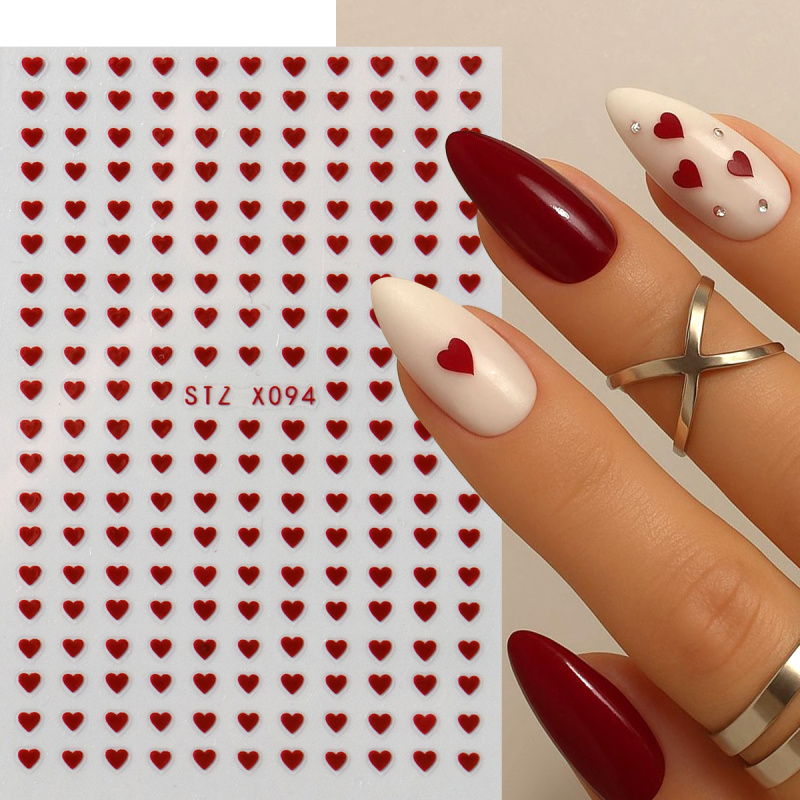 2pcs Mini Love Heart Nail Art  - Nail Art Valentines Day 评论和价格