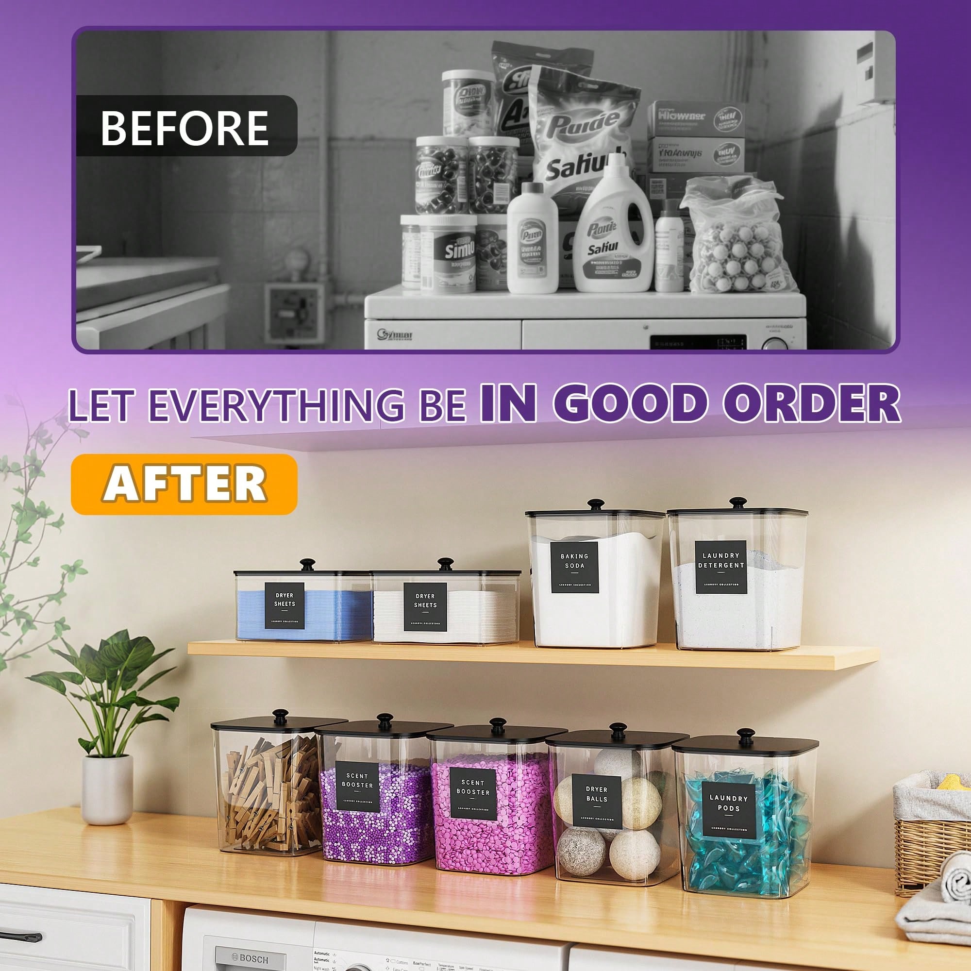 Laundry Pods Storage Container - Acrylic Powder Clear 评论和价格