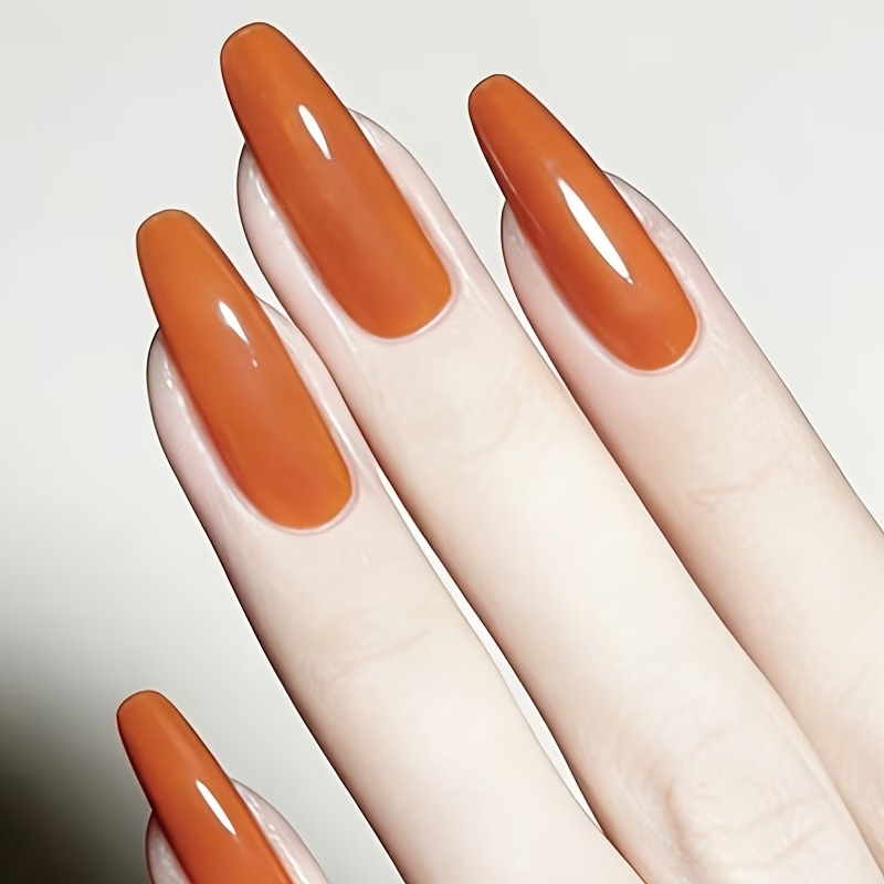 Caramel Orange Nail Strengthen - Nail Art Orange 评论和价格