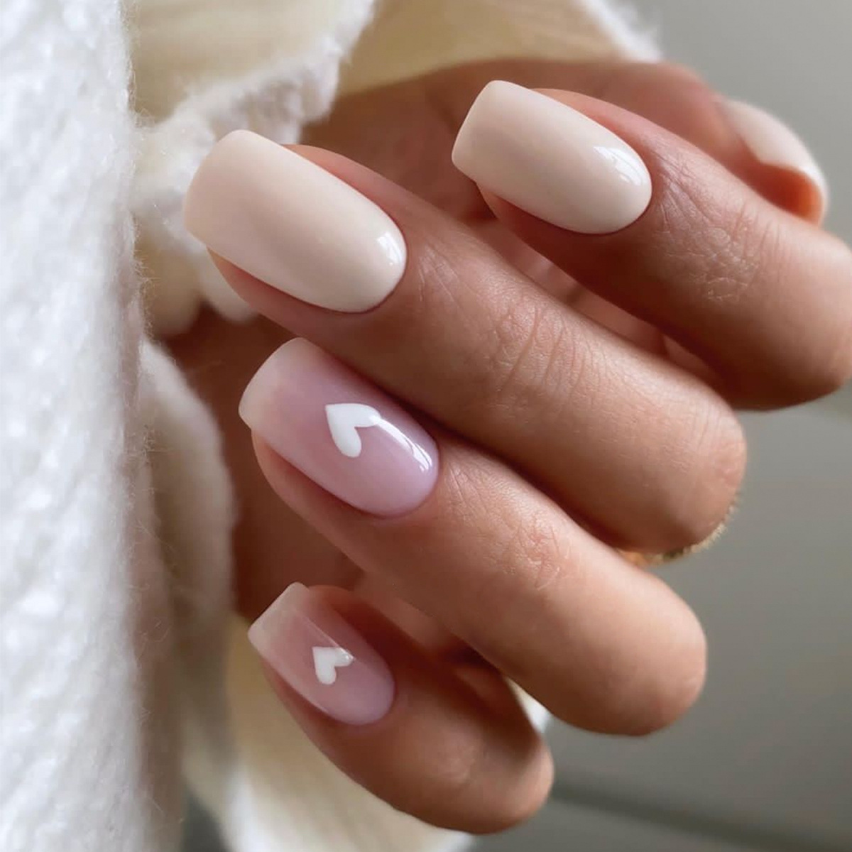 24Pcs Love Rainbow Press on Na - Nail Art Natural 评论和价格
