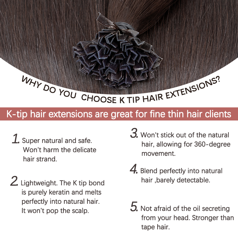 VADES K Tip Hair Extensions Hu - Nail Art Natural 评论和价格