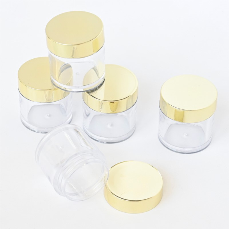 20/50/100Pcs Gold Lid Clear Em - Acrylic Powder Clear 评论和价格