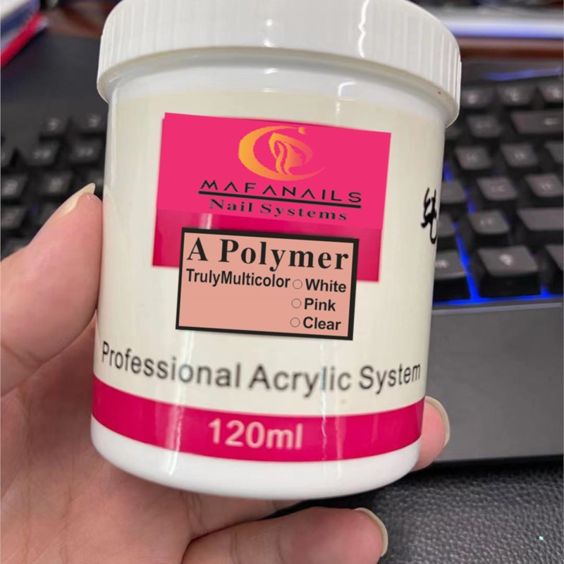 1Pot 120ml Nail Acrylic Powder - Acrylic Powder Clear 评论和价格