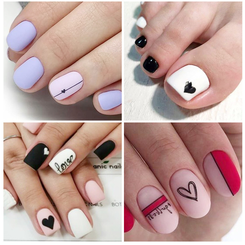 Nail Art Decals Love Hearts Le - Nail Art Valentines Day 评论和价格