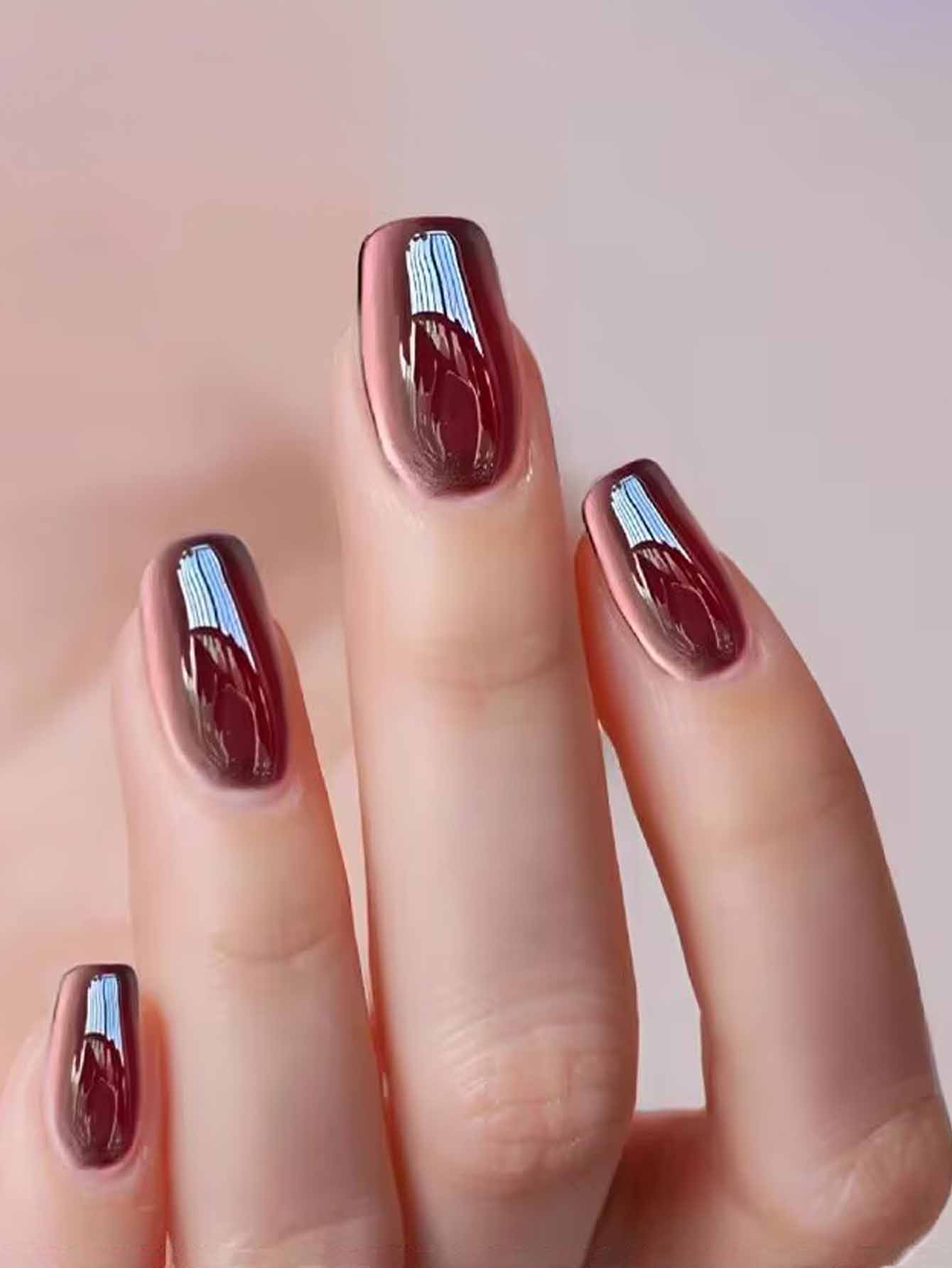 1PC 12ML Drunken Tango Cat Eye - Nail Art Burgundy 评论和价格