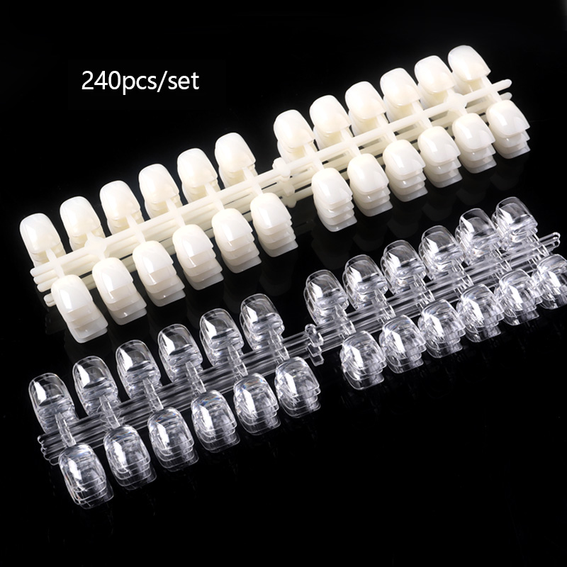 TSZS 240pcs/bag Acrylic False  - Nail Art Natural 评论和价格