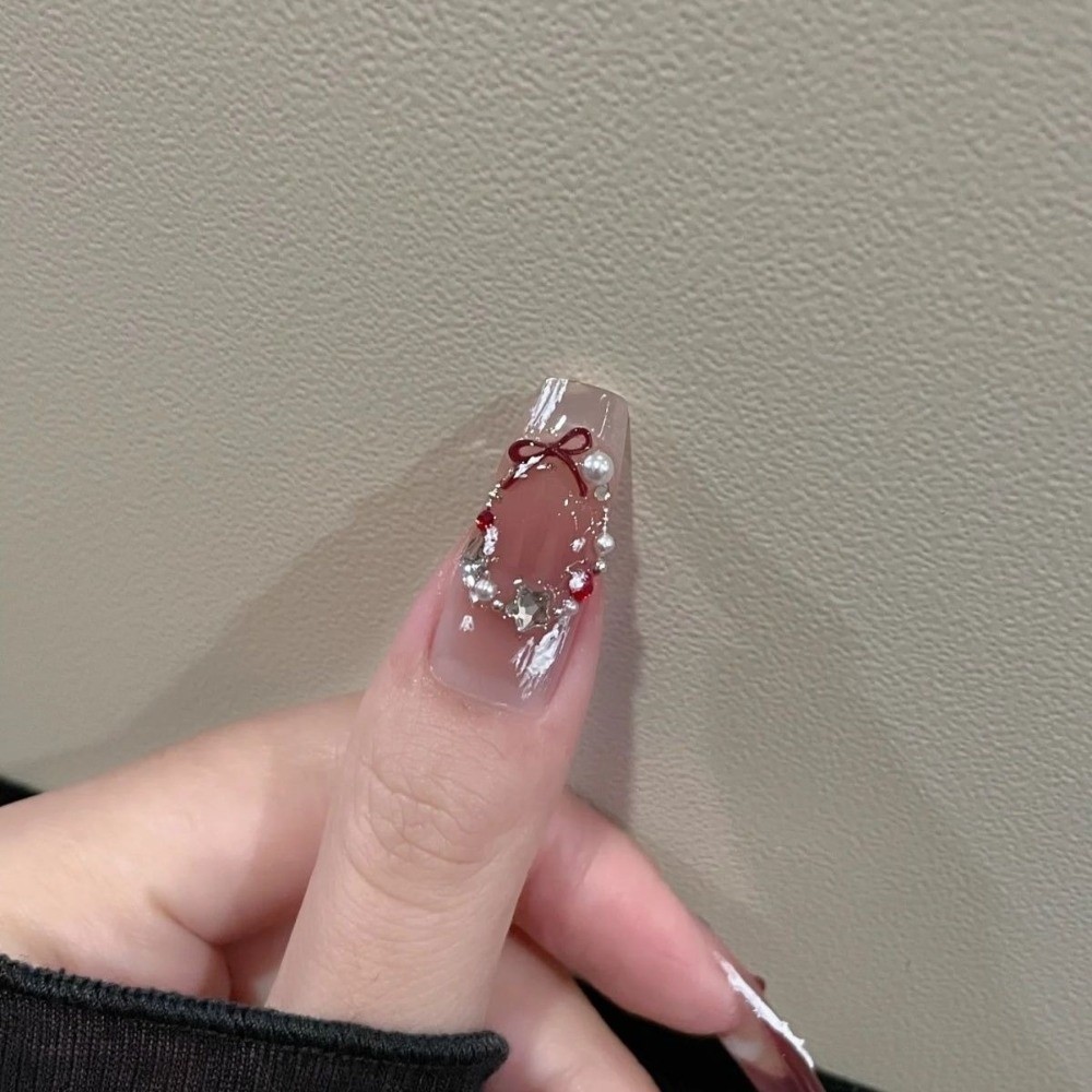 Wine Red Nail Art Decorations  - Nail Art Burgundy 评论和价格
