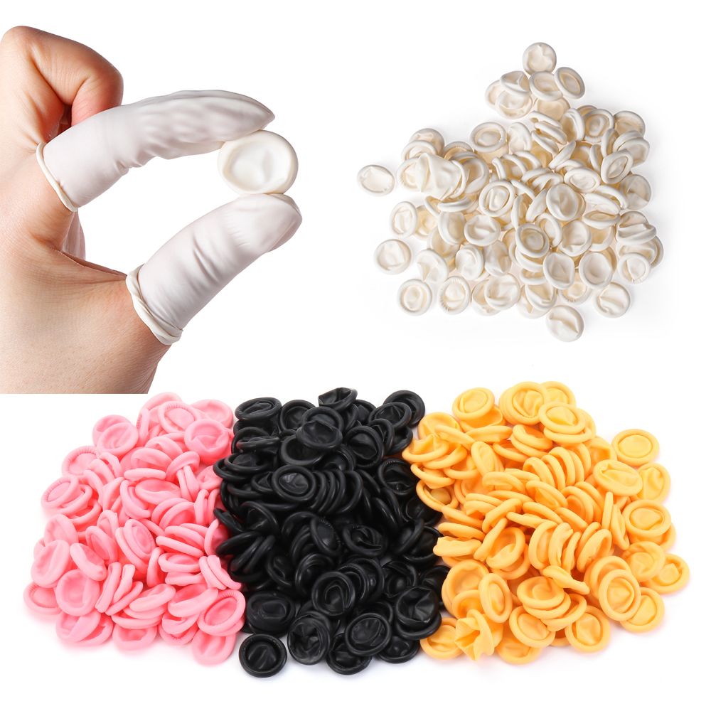 100PCS Disposable Finger Cover - Nail Art Natural 评论和价格