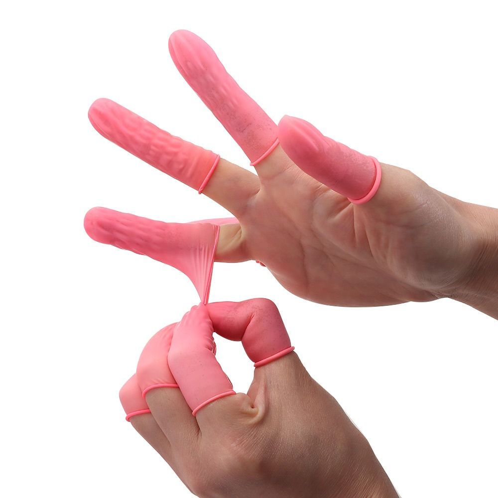 100PCS Disposable Finger Cover - Nail Art Natural 评论和价格