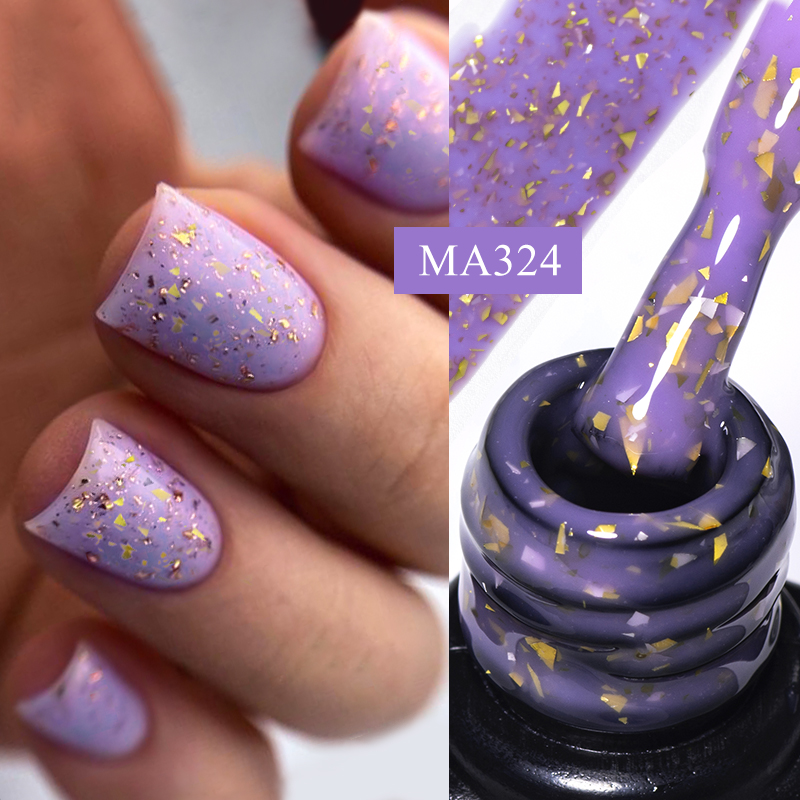 MEET ACROSS 7ml Pink Glitter R - Nail Art Orange 评论和价格