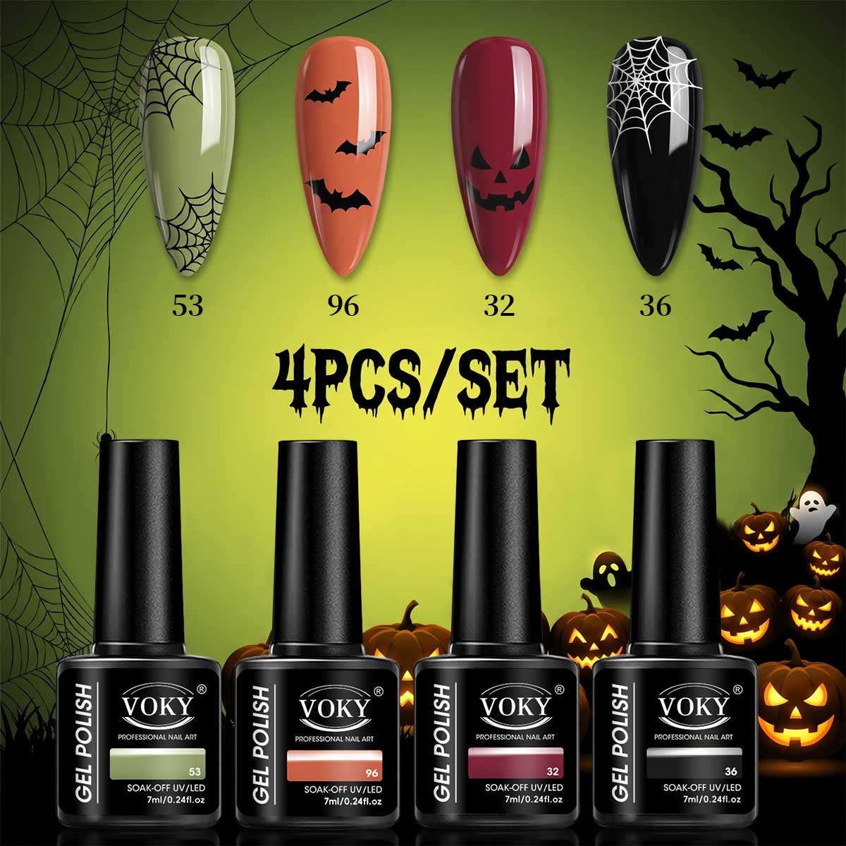 4-Pack of Olive Green, Orange, - Nail Art Burgundy 评论和价格