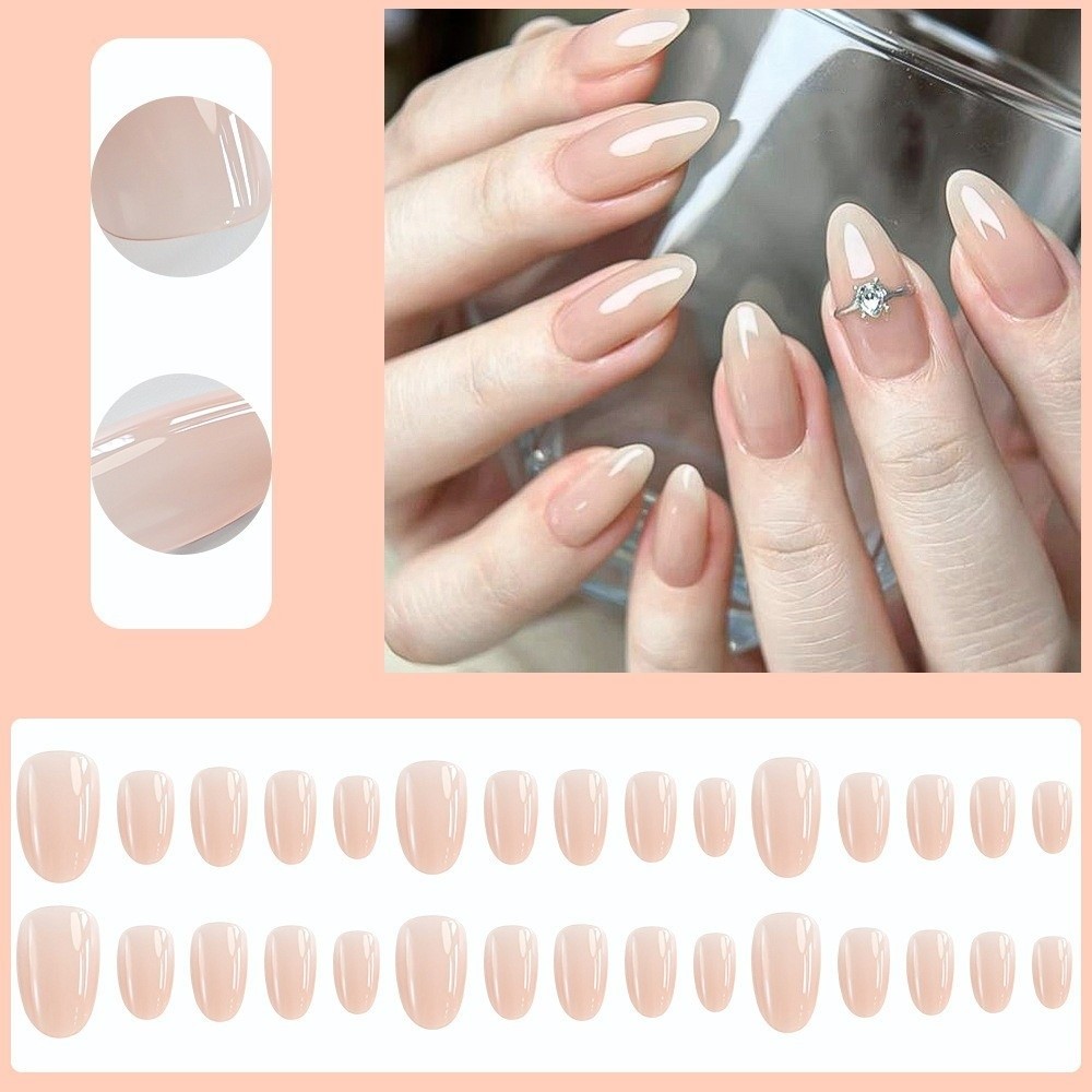150pcs Fashion Glossy Finish F - Nail Art Natural 评论和价格