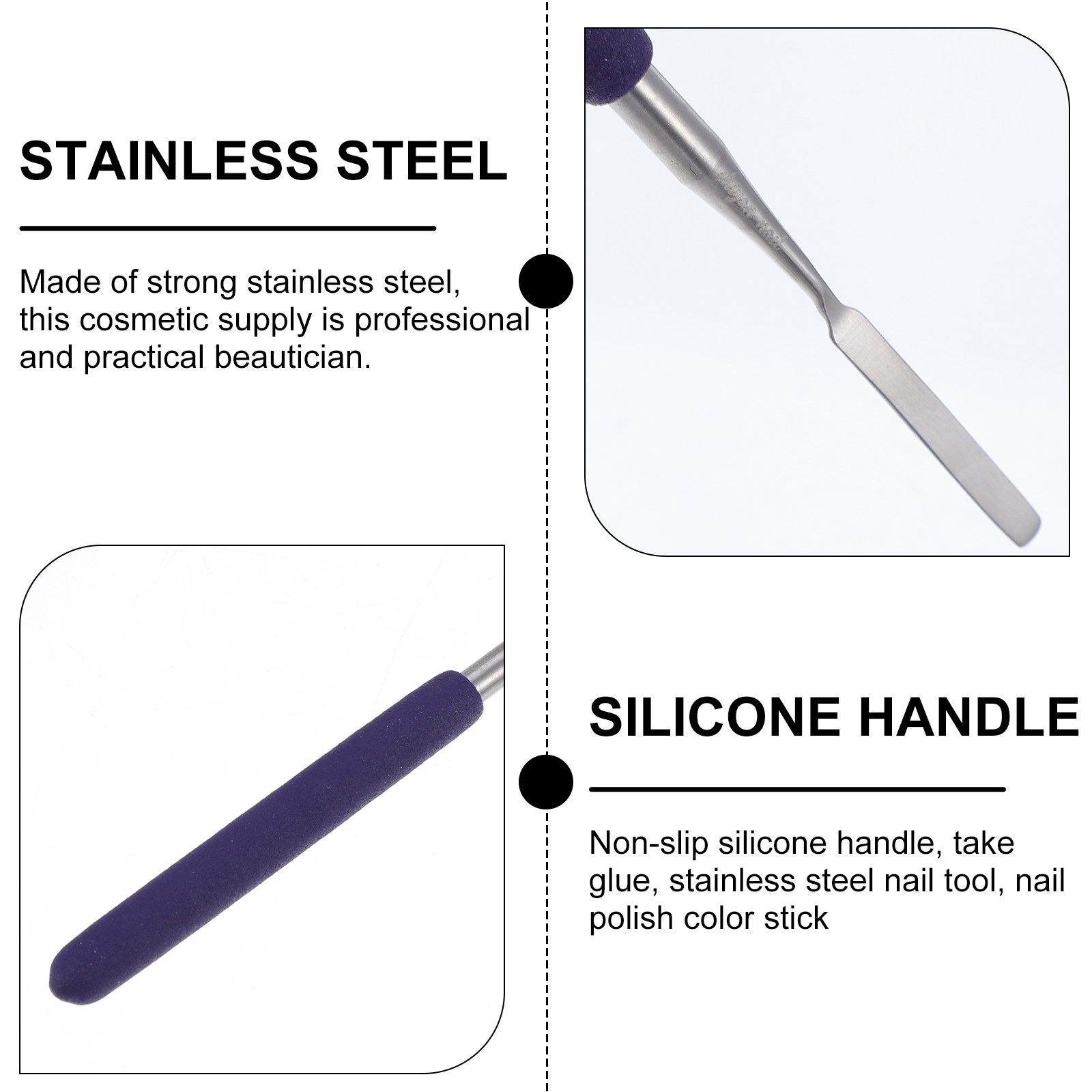 Stainless Steel Mixing Rod for - Nail Art Natural 评论和价格
