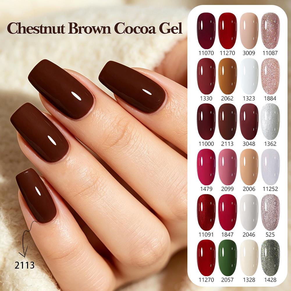 Clou Beaute Autumn Winter Gel  - Nail Art Burgundy 评论和价格
