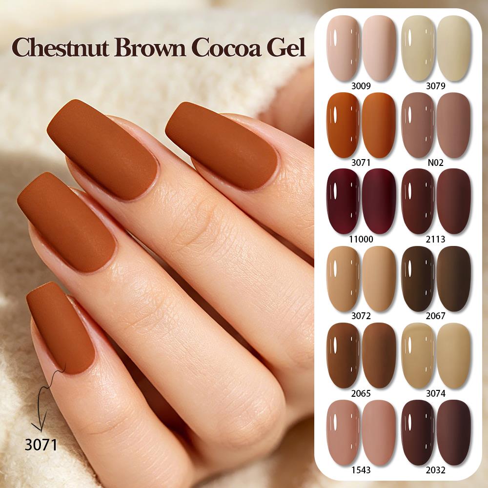 Clou Beaute Autumn Winter Gel  - Nail Art Burgundy 评论和价格