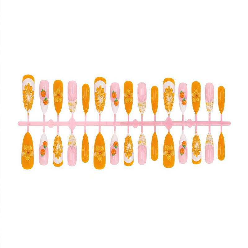 2026New 30pcs 3D Fruit Orange  - Nail Art Orange 评论和价格