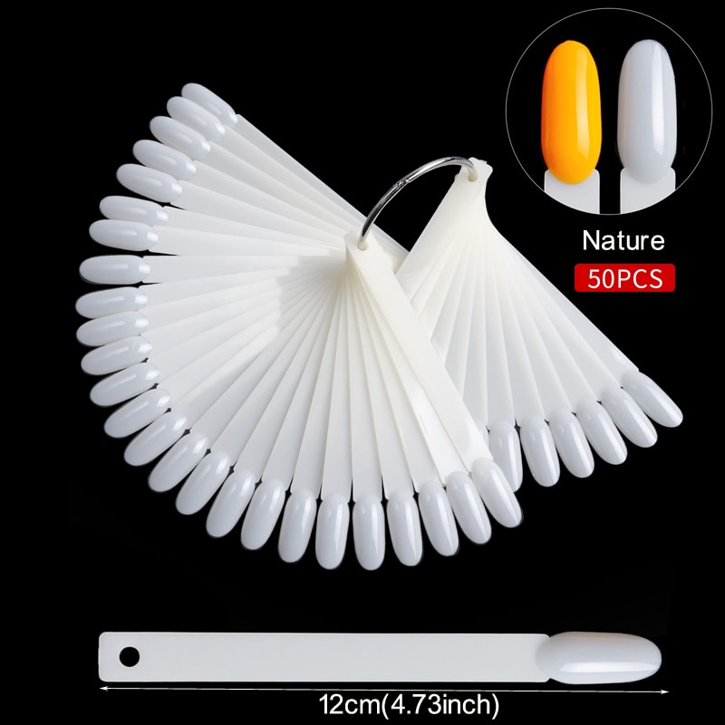 Nail Display Sticks Clear Natu - Nail Art Natural 评论和价格