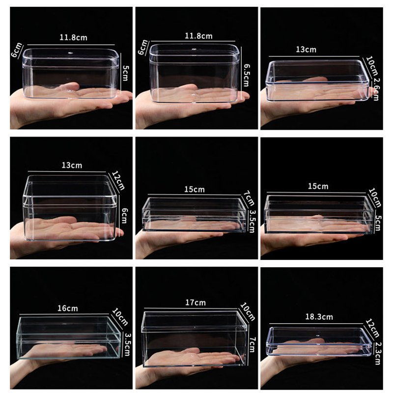 Clear Acrylic Boxes with Lid R - Acrylic Powder Clear 评论和价格