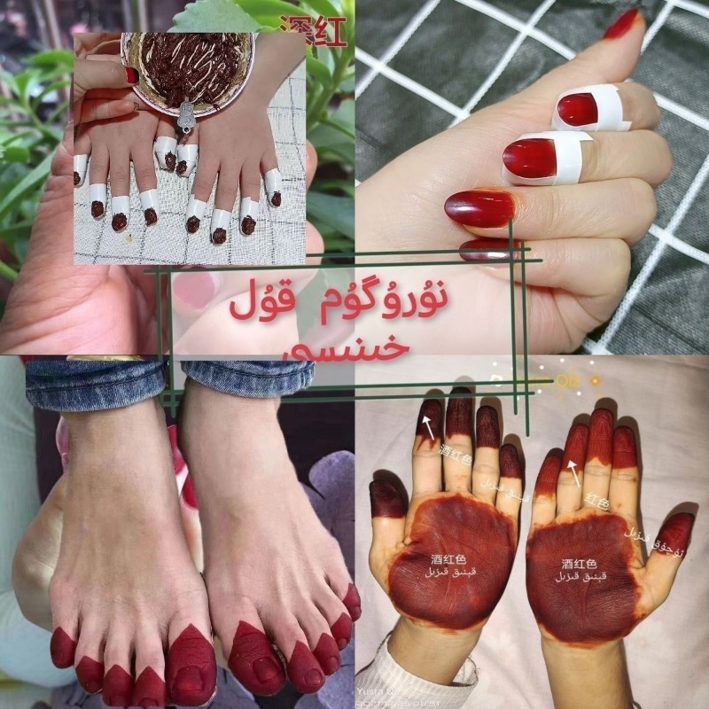 40g Henna Nail Dye Powder For  - Nail Art Natural 评论和价格