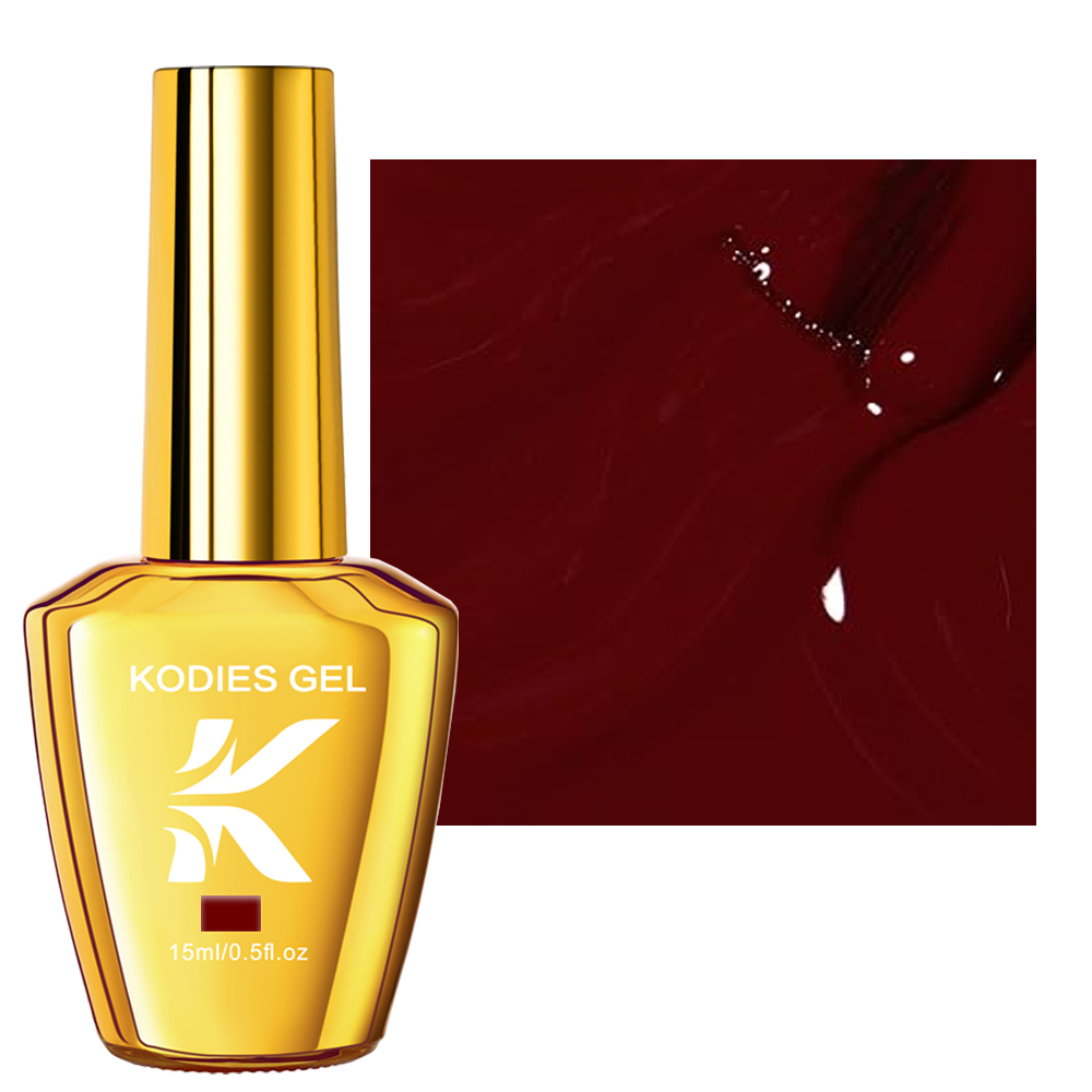 KODIES GEL Burgundy Red Gel Na - Nail Art Burgundy 评论和价格