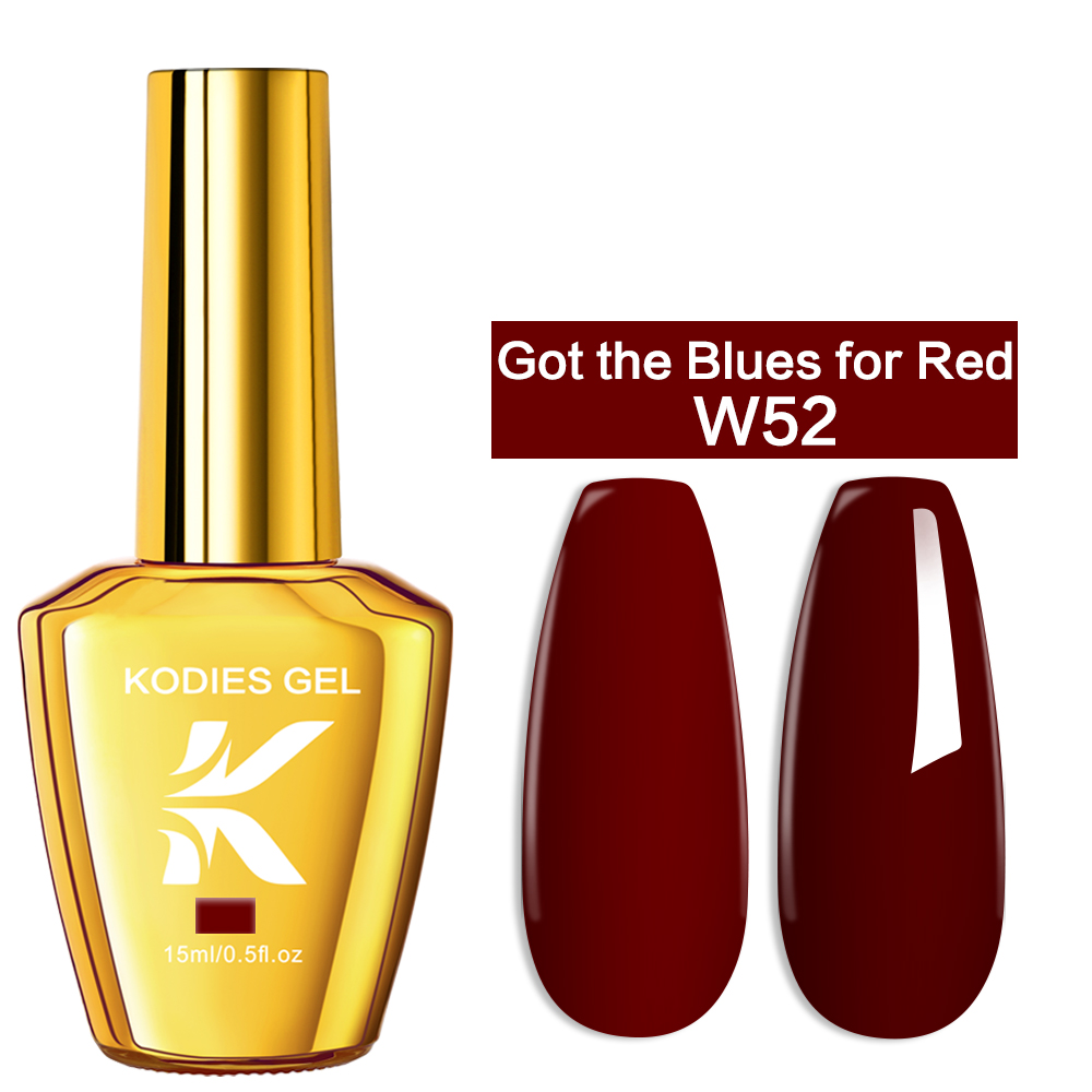 KODIES GEL Burgundy Red Gel Na - Nail Art Burgundy 评论和价格