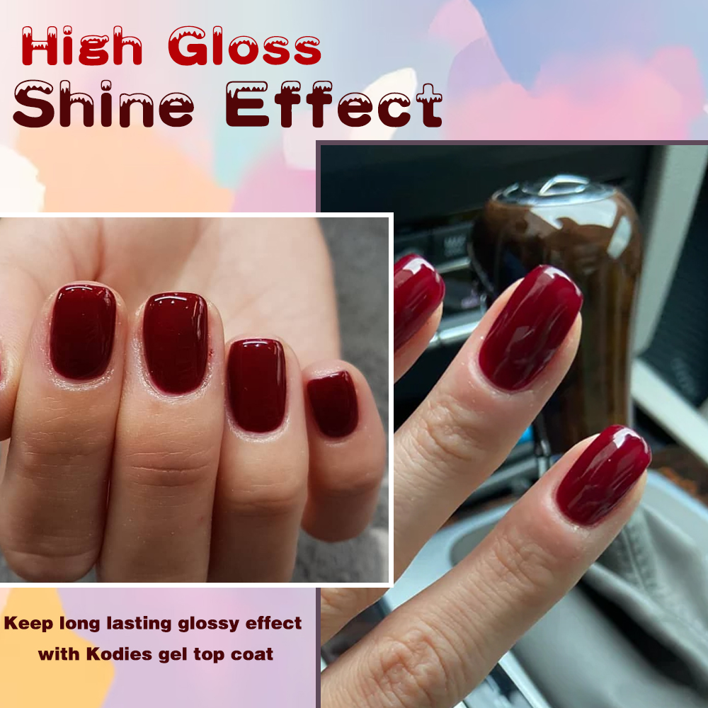 KODIES GEL Burgundy Red Gel Na - Nail Art Burgundy 评论和价格