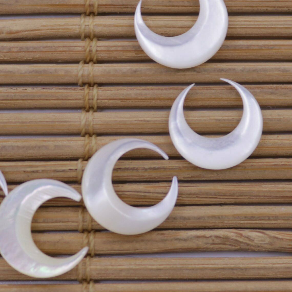10 PCS Nail 3D Art Moon Shape  - Nail Art Natural 评论和价格