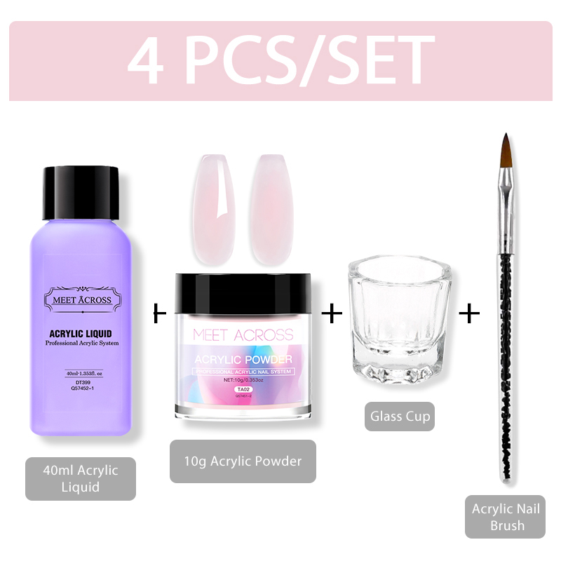 MEET ACROSS Acrylic Powder Cry - Acrylic Powder Clear 评论和价格