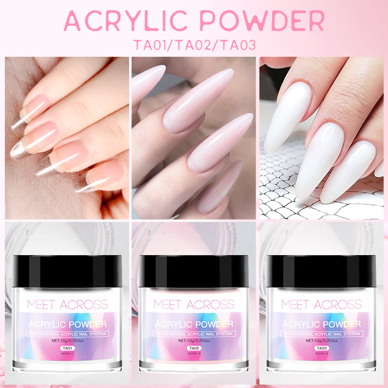 MEET ACROSS Acrylic Powder Cry - Acrylic Powder Clear 评论和价格