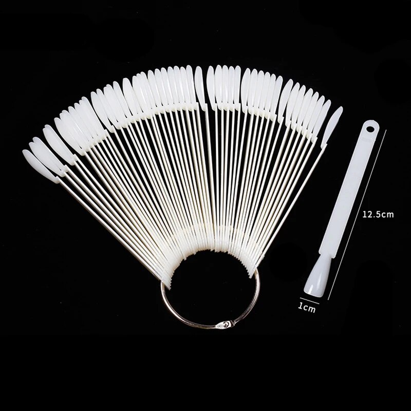 Nail Display Sticks Clear Natu - Nail Art Natural 评论和价格